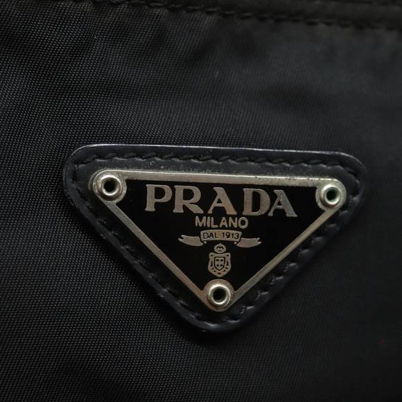 PRADA Pouch Nylon Black Auth fm3616 - Picture 9 of 16